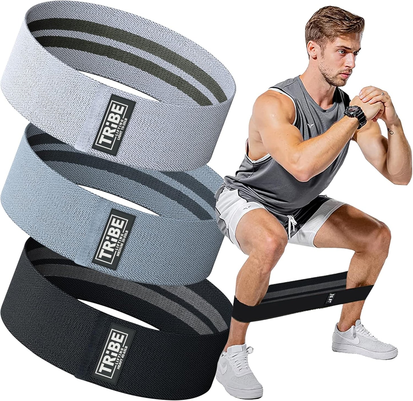 Fabric Resistance Bands for Legs