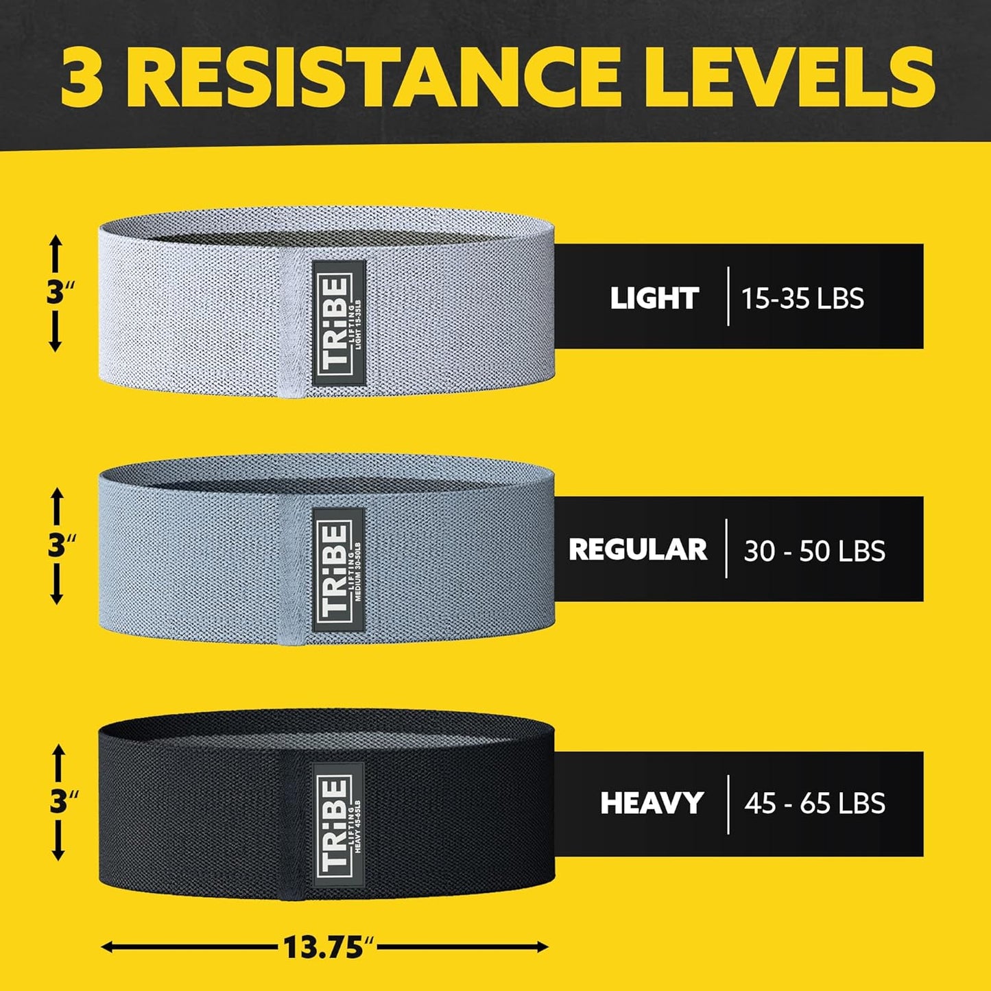 Fabric Resistance Bands for Legs