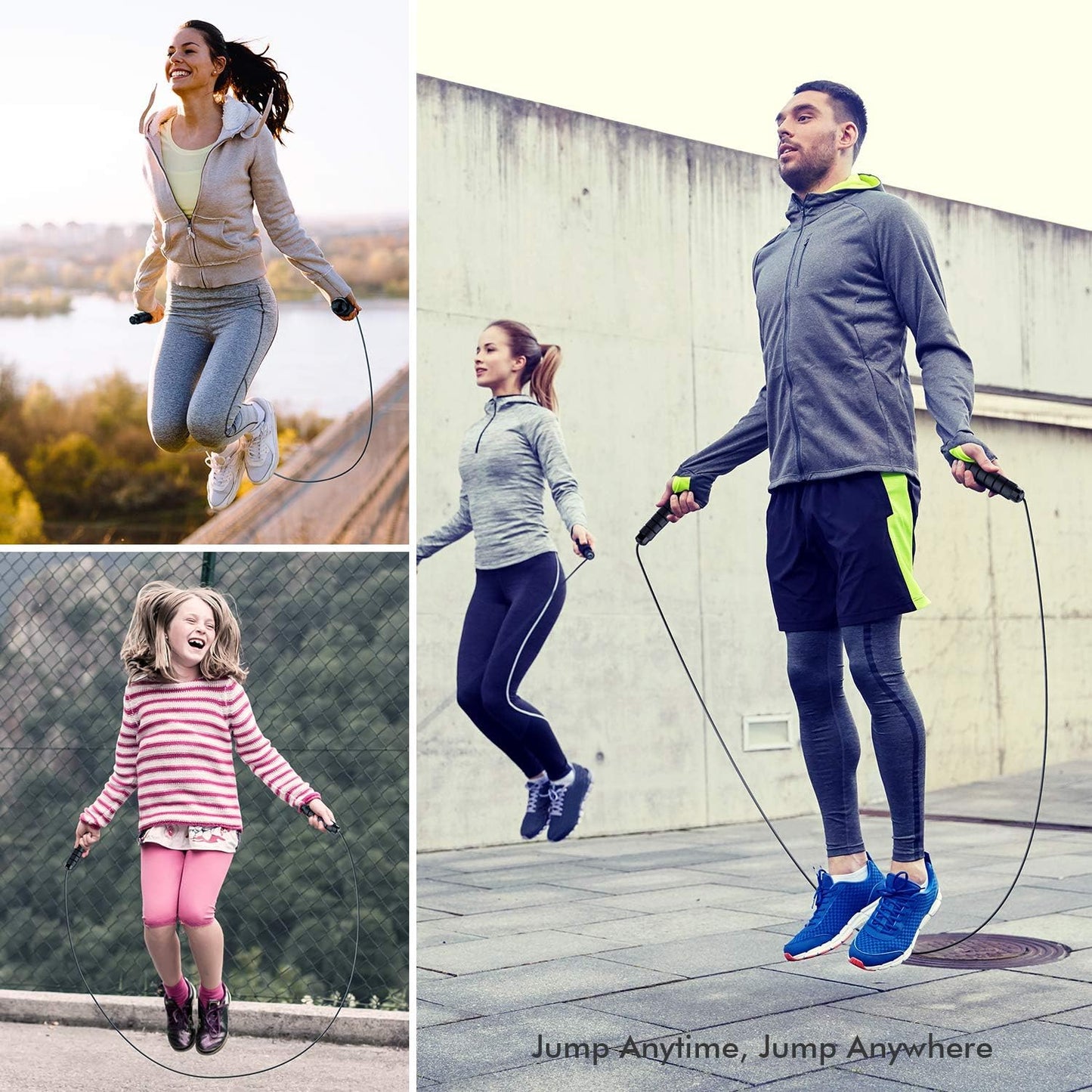 Jump Rope, Tangle-Free Rapid Speed Jumping