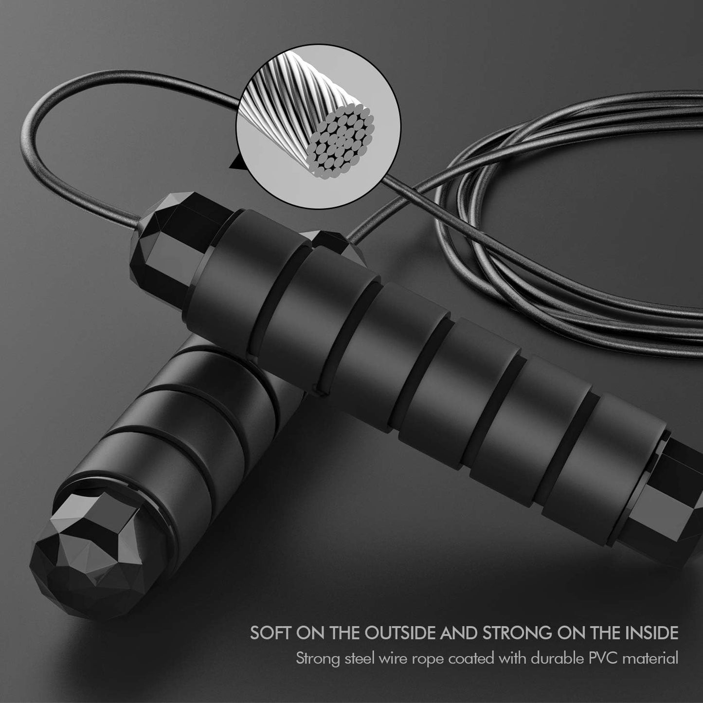 Jump Rope, Tangle-Free Rapid Speed Jumping