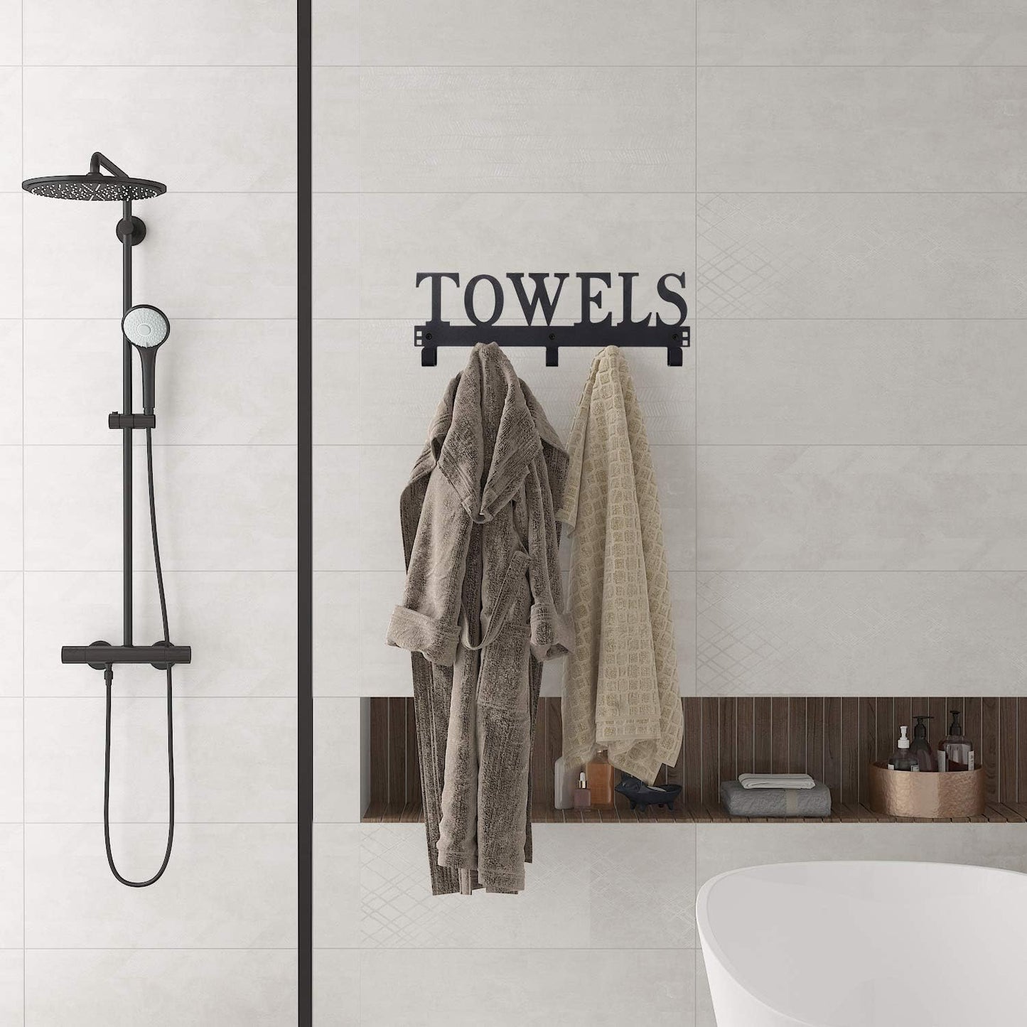 Over The Door Hooks - Towel Holder