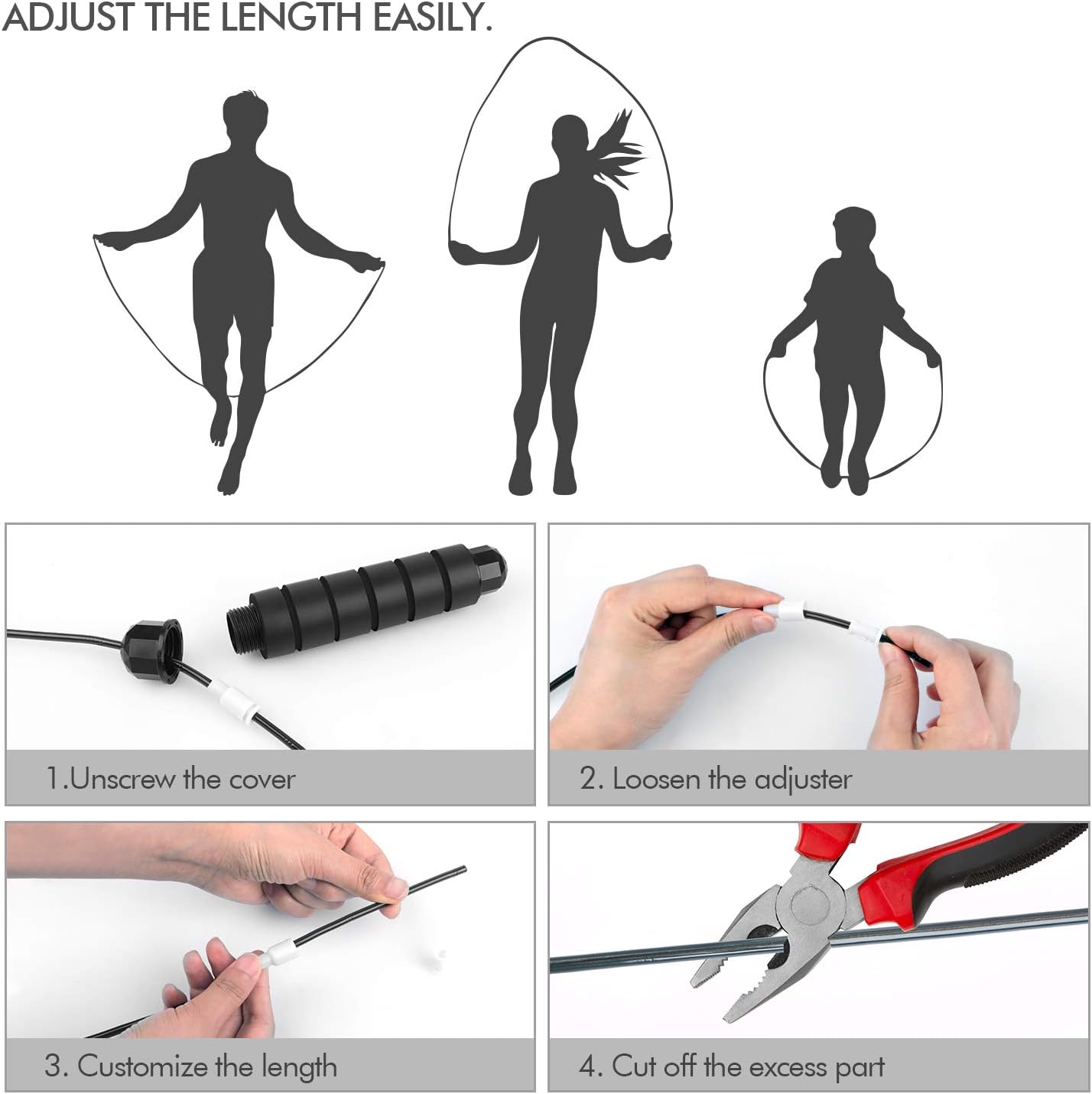 Jump Rope, Tangle-Free Rapid Speed Jumping