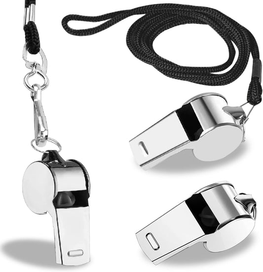 3 Pcs Whistle,Stainless Steel Sports Whistle